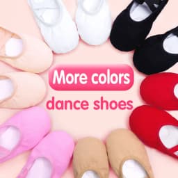 Girls Kids Pointe Shoes Dance Slippers High Quality Ballerina Practice Shoe For Ballet 6 color Ballet Dancer Professional Shoe