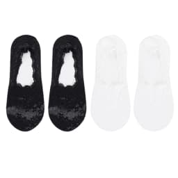 1/2 Pairs Women Lace Cotton Invisible No Show Socks Non-slip Summer Solid Color Short Socks Fashion Ankle Thin Slipper Socks