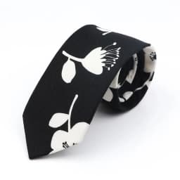 New Floral Elegant Tie For Men Women 100% Cotton Beautiful Flower Paisley Necktie Narrow Skinny Cravat Wedding Casual Corbatas