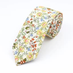 New Floral Elegant Tie For Men Women 100% Cotton Beautiful Flower Paisley Necktie Narrow Skinny Cravat Wedding Casual Corbatas