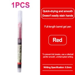 High Quality 0.5mm Quick Drying Fine Point Liquid Ink Pens Smooth Writing Comfortable Grip Non-Smudge for Office School Supplies
