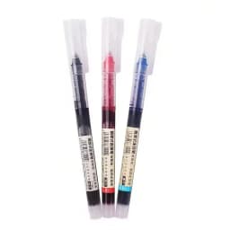 High Quality 0.5mm Quick Drying Fine Point Liquid Ink Pens Smooth Writing Comfortable Grip Non-Smudge for Office School Supplies