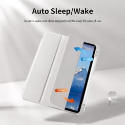 Case for iPad 5 6 7 8 9 10 11 Air 1 2 3 4 5 6 7 Mini 6 7 PC Matte Clear Transparent Acrylic Back Shell Auto Wake/Sleep