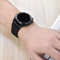 20mm 22mm Nylon Loop Strap For Garmin Forerunner 55 165 265 965 255 Active 5/Vivomove Trend/Vivoactive 5/Venu 3/2 Bracelet Belt