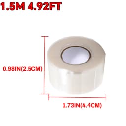 Multipurpose Waterproof Self Fusing Silicone Tape, for Pipe/Hose/Roof/Auto/Marine Leak Repair, High Temp Resistant, Strong Seal