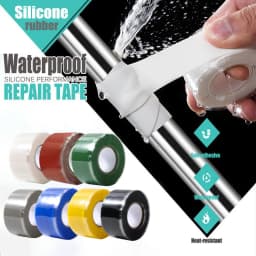 Multipurpose Waterproof Self Fusing Silicone Tape, for Pipe/Hose/Roof/Auto/Marine Leak Repair, High Temp Resistant, Strong Seal
