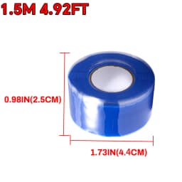 Multipurpose Waterproof Self Fusing Silicone Tape, for Pipe/Hose/Roof/Auto/Marine Leak Repair, High Temp Resistant, Strong Seal