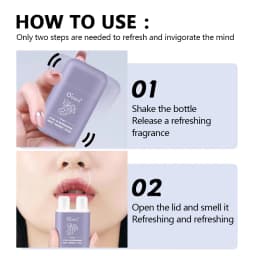 O'cheal Energy Stick Double Hole Energizing Energy Bar Fresh Mint Scent Refreshing Fatigue Relief Inhaler Energy Vapors Stick