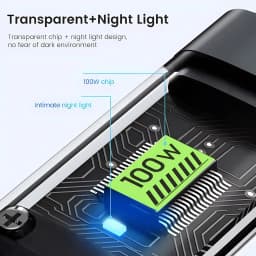 3 in 1 100W USB A Cable Fast Charging Micro USB Data Cord Phone Charger Quick Charge Cable For iPhone Samsung Xiaomi Huawei