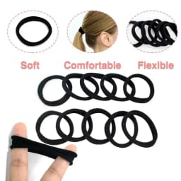 30-200 Pieces of Women's Hair Accessories, Basic Headband, Headband Tie, Ponytail Holder, Simple and Fashionable Nylon