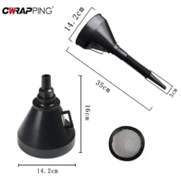 Engine Refueling Funnel with Filter for Car Motorcycle Truck Oil Gasoline Filling Strainer Extension Pipe Hose Funnels Tool