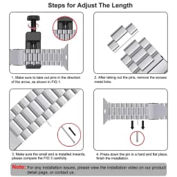 Classic Stainless Steel Correa For Apple watch 11 10 46mm 42mm Band Ultra 2 49mm 9 8 7 6 5 4 SE 45mm 44mm 41mm 40mm 3 38mm Strap