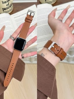 Leather Loop For Apple Watch Band For Women Sport Correa 38mm 40mm 41mm 42mm 44mm 45mm 46mm 49mm , Strap For IWatch