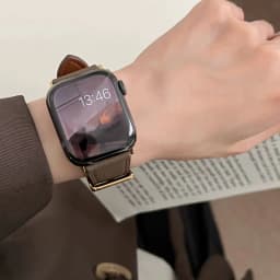 Leather Loop For Apple Watch Band For Women Sport Correa 38mm 40mm 41mm 42mm 44mm 45mm 46mm 49mm , Strap For IWatch