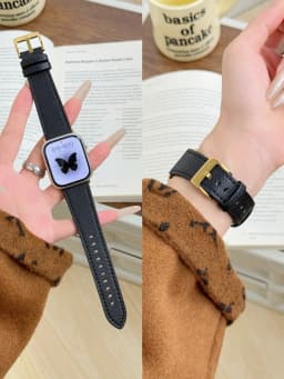 Leather Loop For Apple Watch Band For Women Sport Correa 38mm 40mm 41mm 42mm 44mm 45mm 46mm 49mm , Strap For IWatch