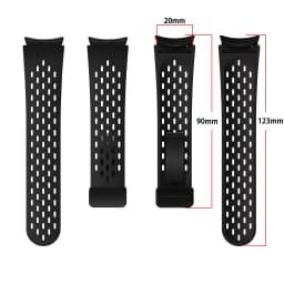 Silicone Strap for Samsung Galaxy Watch 7 6 5 4 40mm 44mm 5 Pro 45mm Magnetic Buckle Band 6 Classic 43mm 47mm No Gaps Bracelet