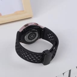 Silicone Strap for Samsung Galaxy Watch 7 6 5 4 40mm 44mm 5 Pro 45mm Magnetic Buckle Band 6 Classic 43mm 47mm No Gaps Bracelet