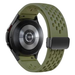 Silicone Strap for Samsung Galaxy Watch 7 6 5 4 40mm 44mm 5 Pro 45mm Magnetic Buckle Band 6 Classic 43mm 47mm No Gaps Bracelet