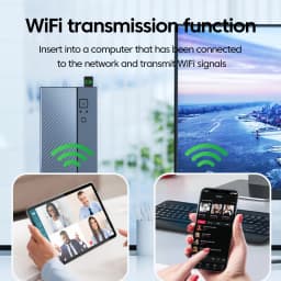 WiFi 6 AX900 Bluetooth 5.4 WiFi USB Adapter Wireless Network Card 2.4G&5GHz Wi-Fi Antenna For PC Driver Free USB WiFi Receiver