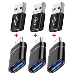 2PCS USB 3.0 To Type C OTG Charger Adapter Connector Type-C to USB Male To Type-c Adapt Converter for PC MacBook Car USB ipad