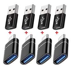 2PCS USB 3.0 To Type C OTG Charger Adapter Connector Type-C to USB Male To Type-c Adapt Converter for PC MacBook Car USB ipad