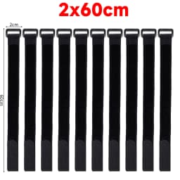 10-100pcs Reusable Hook and Loop Tie-downs Adjustable Nylon Cable Ties Nylon Fasteners Cord Straps Organizer for Securing Wires