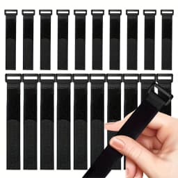 10-100pcs Reusable Hook and Loop Tie-downs Adjustable Nylon Cable Ties Nylon Fasteners Cord Straps Organizer for Securing Wires