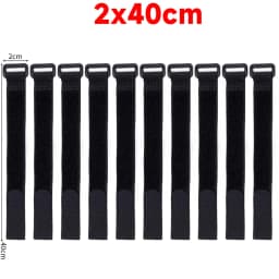 10-100pcs Reusable Hook and Loop Tie-downs Adjustable Nylon Cable Ties Nylon Fasteners Cord Straps Organizer for Securing Wires
