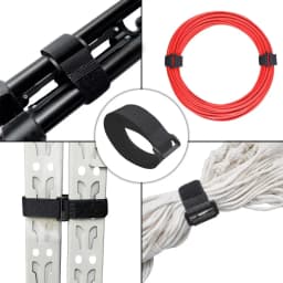 10-100pcs Reusable Hook and Loop Tie-downs Adjustable Nylon Cable Ties Nylon Fasteners Cord Straps Organizer for Securing Wires
