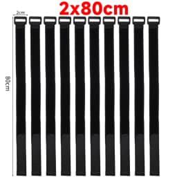10-100pcs Reusable Hook and Loop Tie-downs Adjustable Nylon Cable Ties Nylon Fasteners Cord Straps Organizer for Securing Wires
