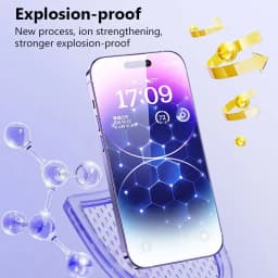 1-5PCS HD-Definition Tempered Glass for iPhone 17 14 13 12 11 16 15 Pro Max 12 13 X Xs Max XR Glass Screen Protector