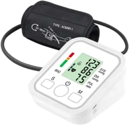 Blood Pressure Test Kit BP Monitor Upper Arm Automatic Tonometer Digital Sphygmomanometer Pulse Medical Device