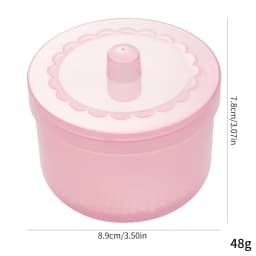 Nail Drill Bits Disinfection Box Double Layer Filtration Cleaning Box Manicure Storage Case Nail Brush Cleaning Container