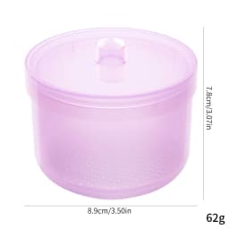 Nail Drill Bits Disinfection Box Double Layer Filtration Cleaning Box Manicure Storage Case Nail Brush Cleaning Container