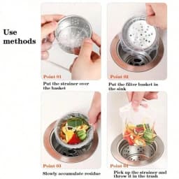 50-200Pcs Disposable Kitchen Sink Filter Sewer Drain Anti-blocking Garbage Bag Pool Leak Mesh Bag Mesh Strainer Sink Garbage Net