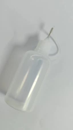 5ml 10ml 15ml 30ml 50ml 100ml 120ml PE Plastic Squeezable Tip Applicator Bottle Refillable Dropper With Needle Tip Caps For Glue