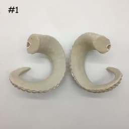White Anime Plastic Goat DIY Cosplay Headband Artificial Sheep Ram Horns Christmas Costumes Props New