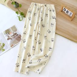 2026 Summer Ladies Short-sleeved Shorts Pajamas Set 100% Cotton Crepe Cloth Thin Home Service Two-piece Spring And Autumn Loose