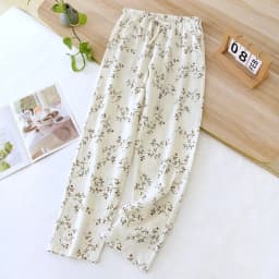 2026 Summer Ladies Short-sleeved Shorts Pajamas Set 100% Cotton Crepe Cloth Thin Home Service Two-piece Spring And Autumn Loose