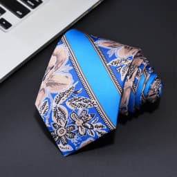 New Men's Fashion Print Tie Hand-Made 8cm Silk Necktie Paisley Floral Geometric Neck Tie for Business Party Wedding Gift