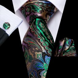 Hi-Tie Peacock Blue Novelty Design Wedding Tie For Men Hanky Cufflinks Gift Mens Necktie Set Business Party Dropshipping