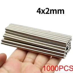 4x2mm Super Strong Neodymium Magnet N35 NdfeB Permanent Magnetic imanes Round Powerful Magnets Refrigerator