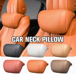 Universal Car Seat Headrest Neck Pillow, 3D Ergonomic Travel Neck Rest, Soft Fluffy Comfortable Neck Support, Protection