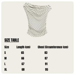 Summer Korean Style Retro Ivory Black Polka Dot Slim Fit Short-Sleeved Off-The-Shoulder T-Shirt