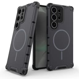 Anti-slip Bumper Armor Magnetic Phone Case For Samsung S24 S25 S26 Plus S23 Ultra A56 A55 A54 A35 A34 A25 A15 For Magsafe Cover