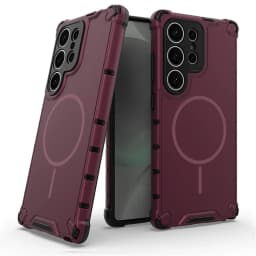 Anti-slip Bumper Armor Magnetic Phone Case For Samsung S24 S25 S26 Plus S23 Ultra A56 A55 A54 A35 A34 A25 A15 For Magsafe Cover