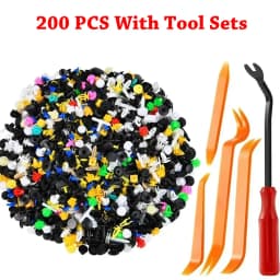 500/200/100Pcs 30 Kinds Universal Mixed Auto Fastener Car Bumper Clips Retainer Car Fastener Rivet Door Panel Liner for All Car