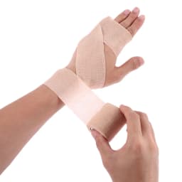 5 Pcs 2.5/5/7.5/10cm Self Adhesive Elastic Bandage Cohesive Non-woven Wraps Tape Disposable for Sports Fixing Finger Wrist Leg