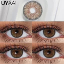 UYAAI Cleopatra Series NEW Colored Pupils Makeup Green Contact Lenses Beauty Women Colored Pupils Cosmetic Brown Natural Pupils