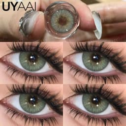 UYAAI Cleopatra Series NEW Colored Pupils Makeup Green Contact Lenses Beauty Women Colored Pupils Cosmetic Brown Natural Pupils